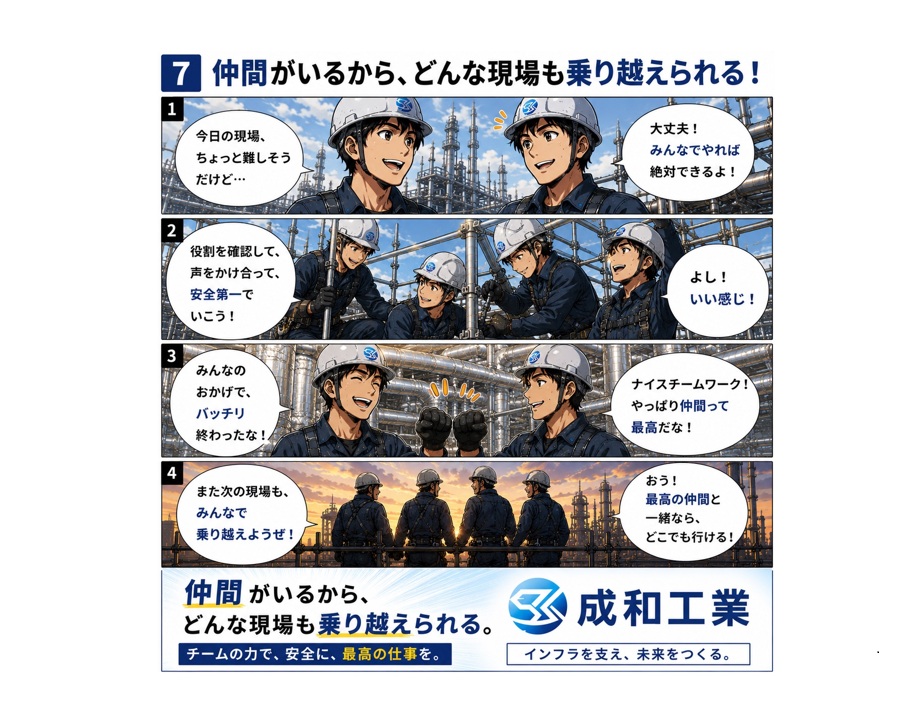 成和工業が持つ業界トップクラスの強みとは？