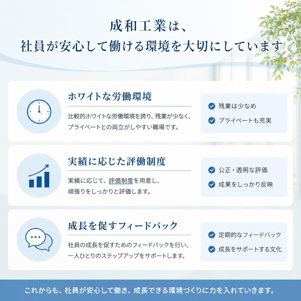 働きやすい職場環境