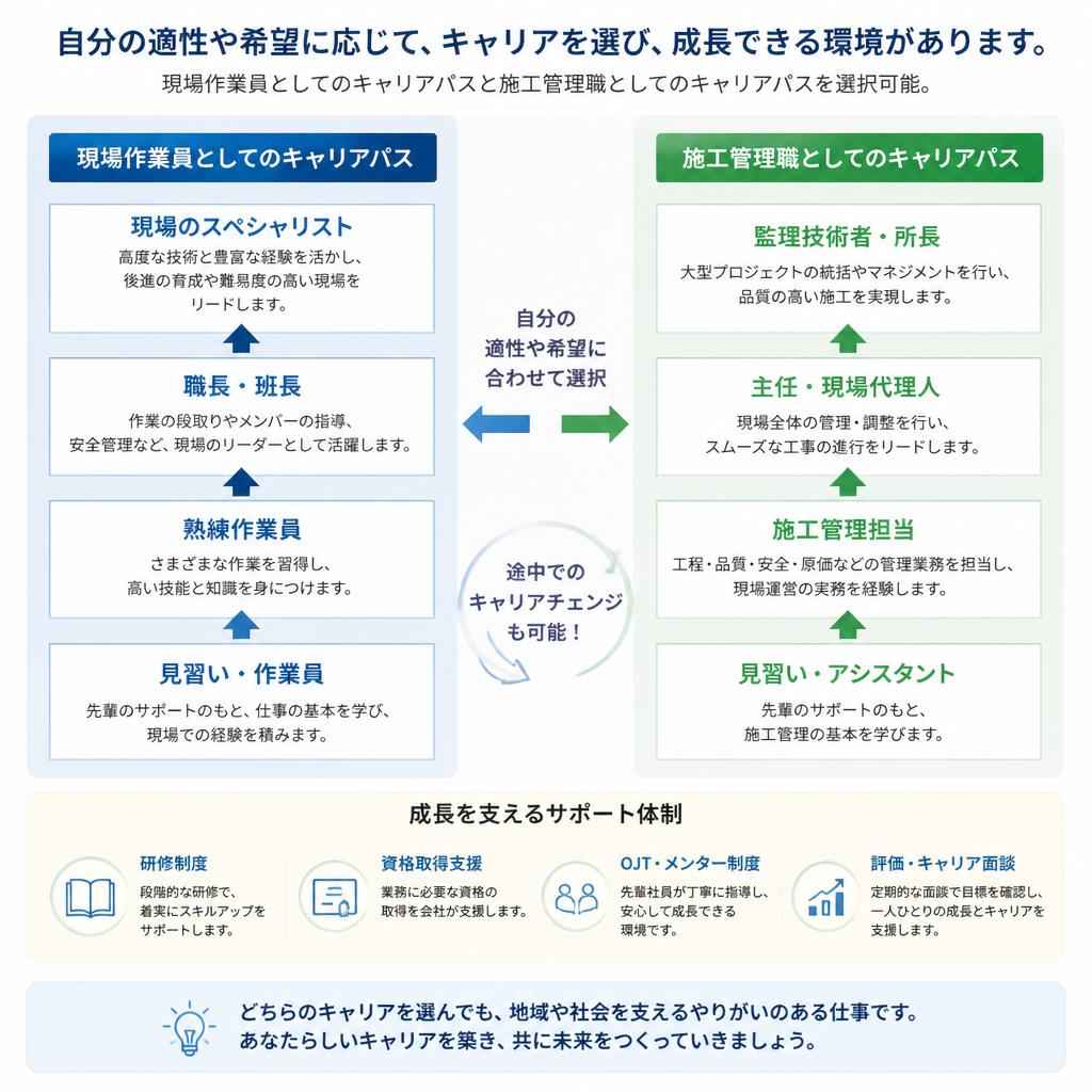 キャリアの選択肢が広がる