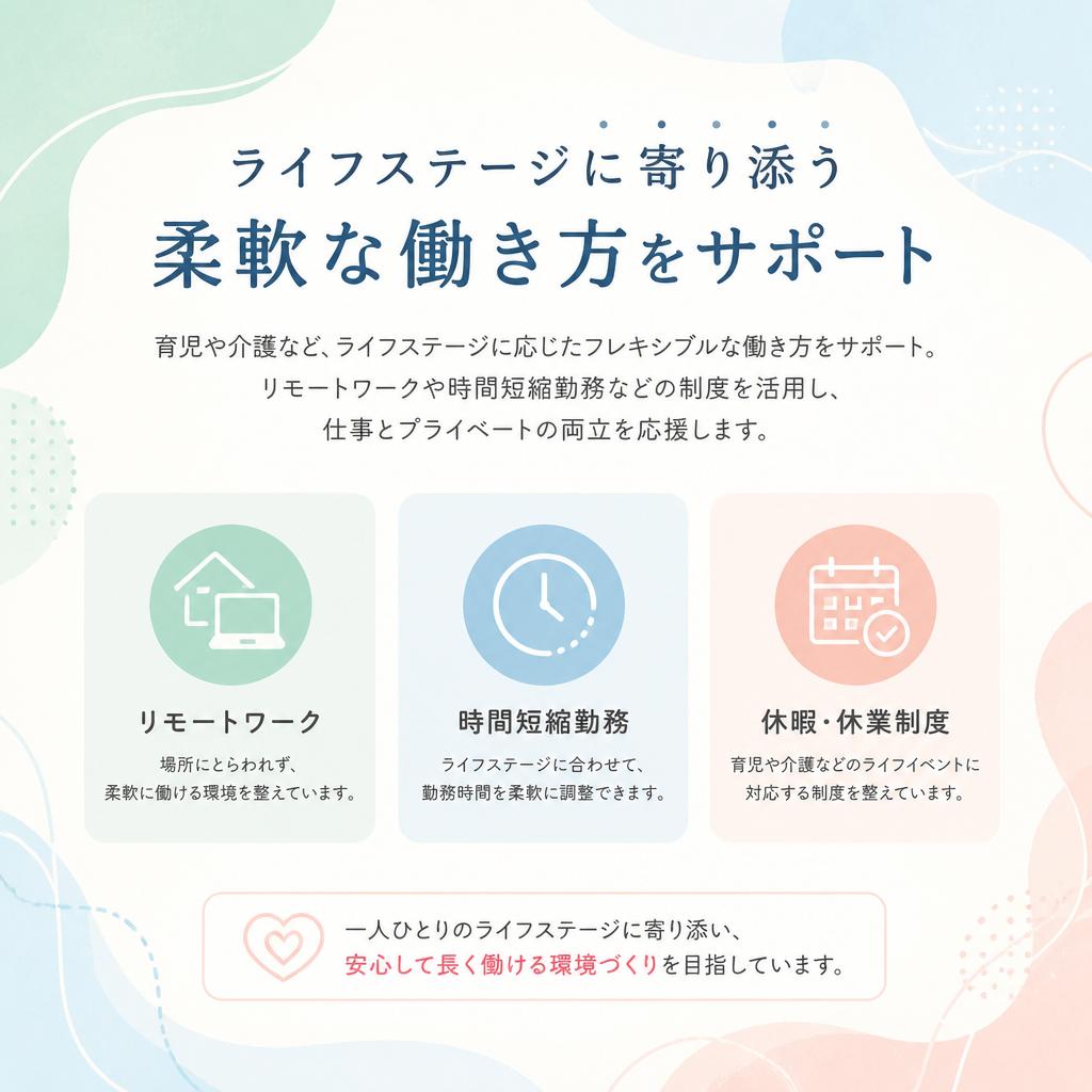 多様な働き方を実現