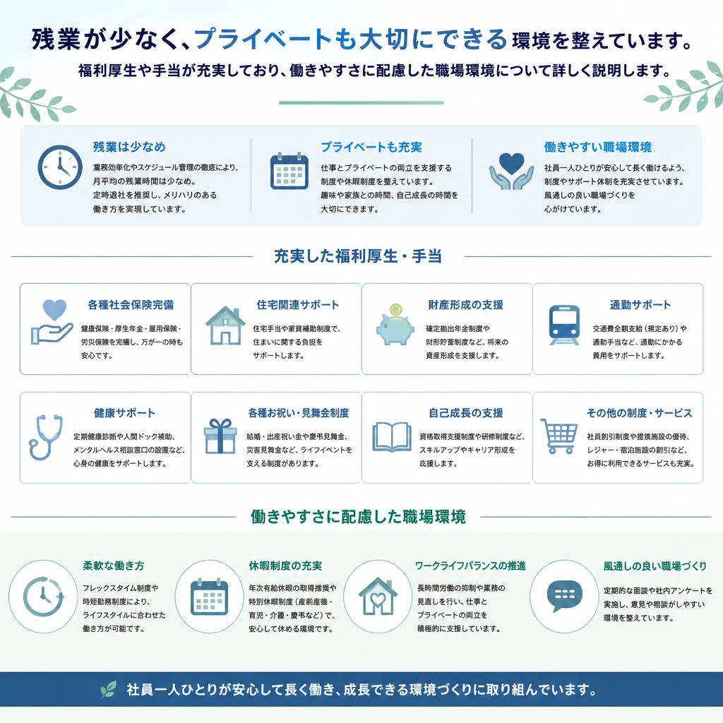 働きやすさのポイント