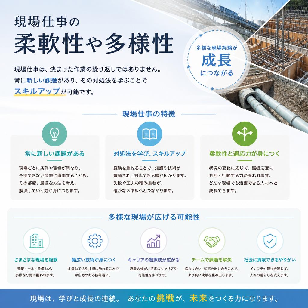 2. 現場仕事の特徴