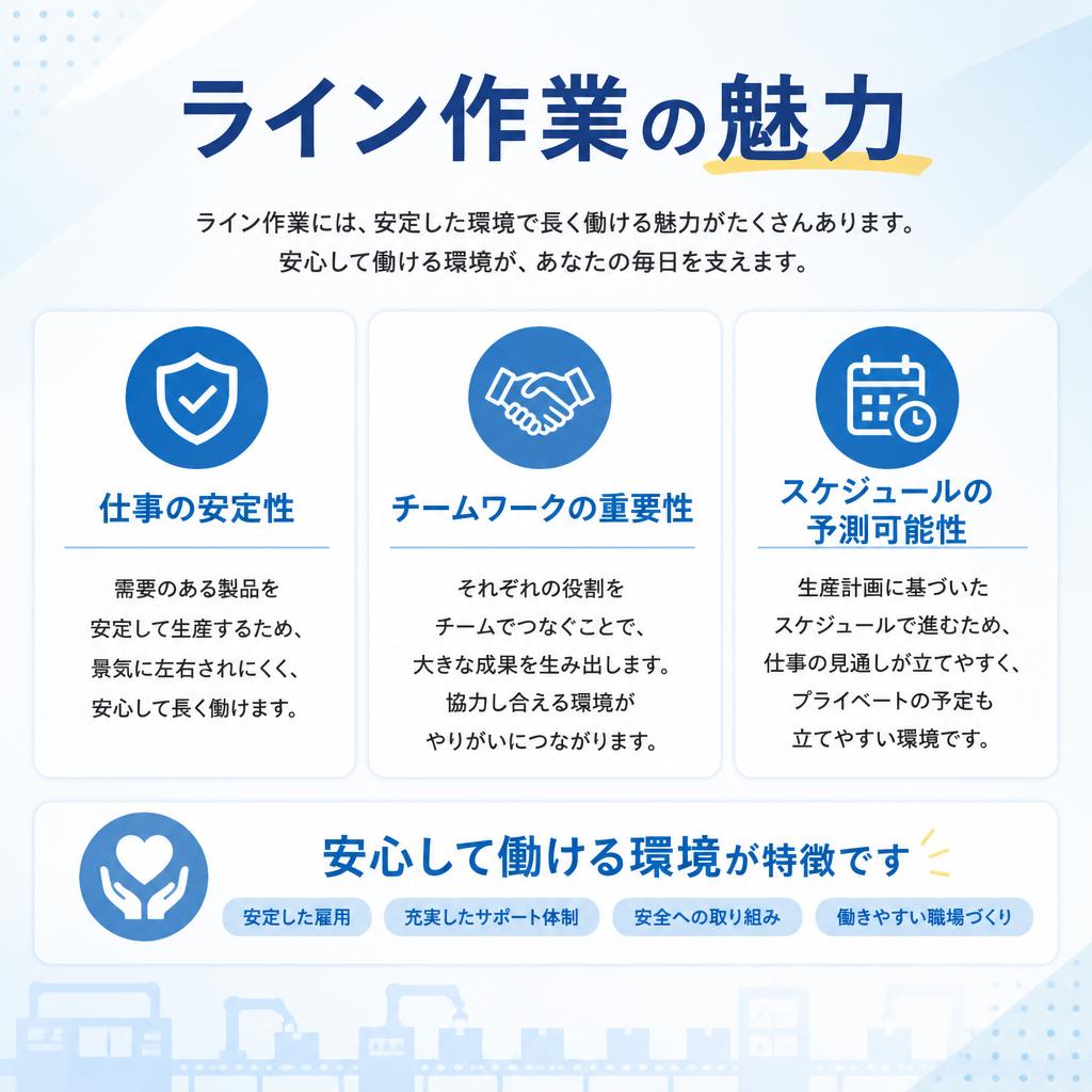 3. ライン作業のメリット