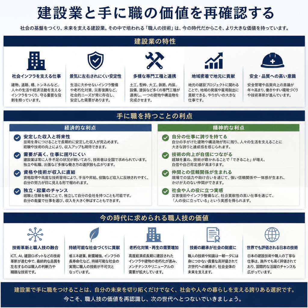 手に職の魅力とは？