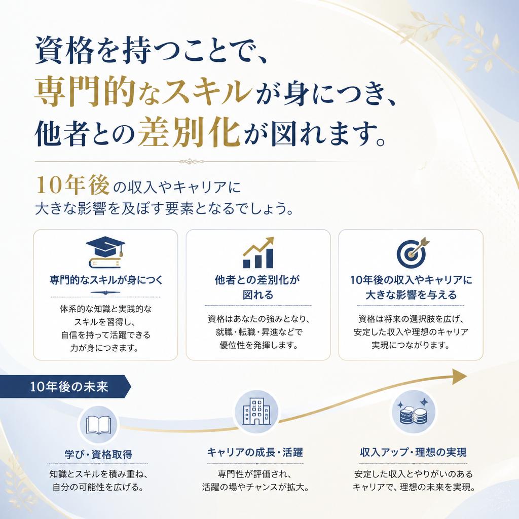 資格取得の重要性