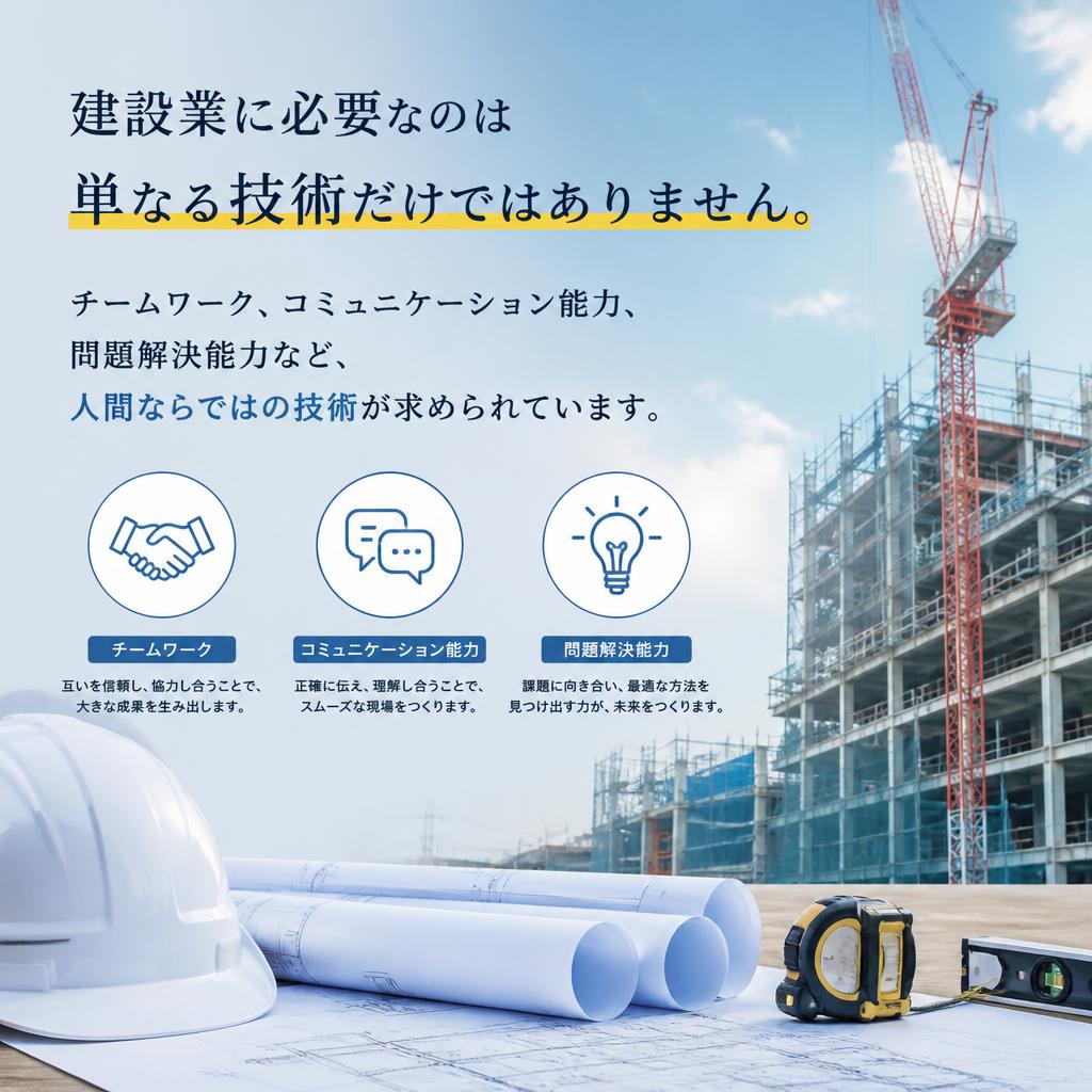現場で求められる人間の技術