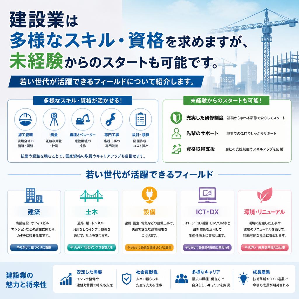 未経験者でも始められるポテンシャル