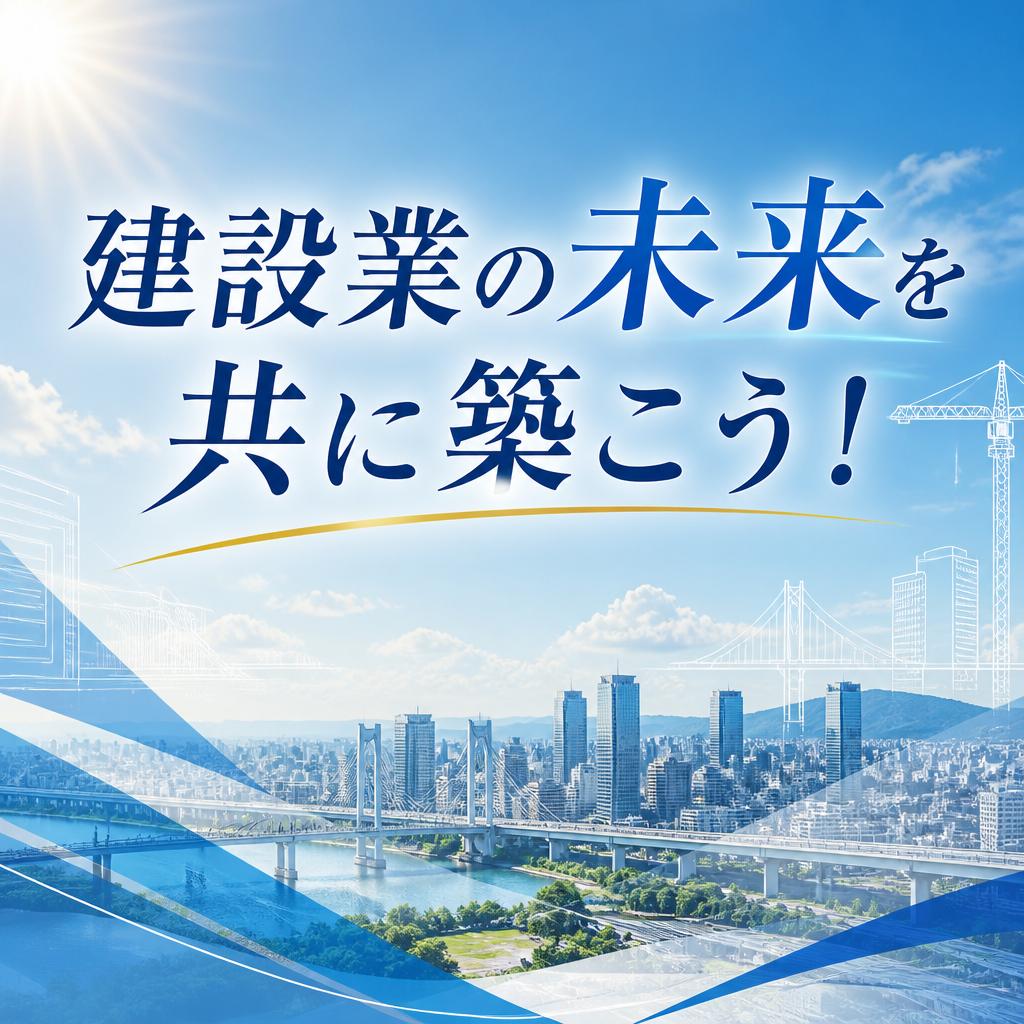 建設業の未来を共に築こう！