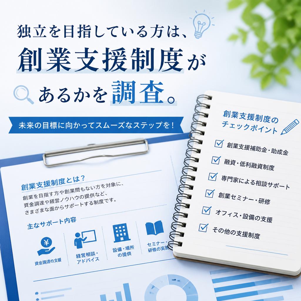 4. 創業支援やキャリアパスを確認する