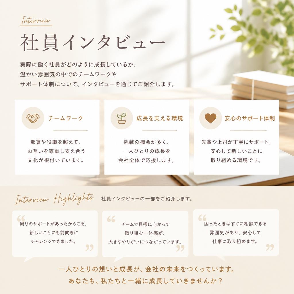 3. 社員インタビュー