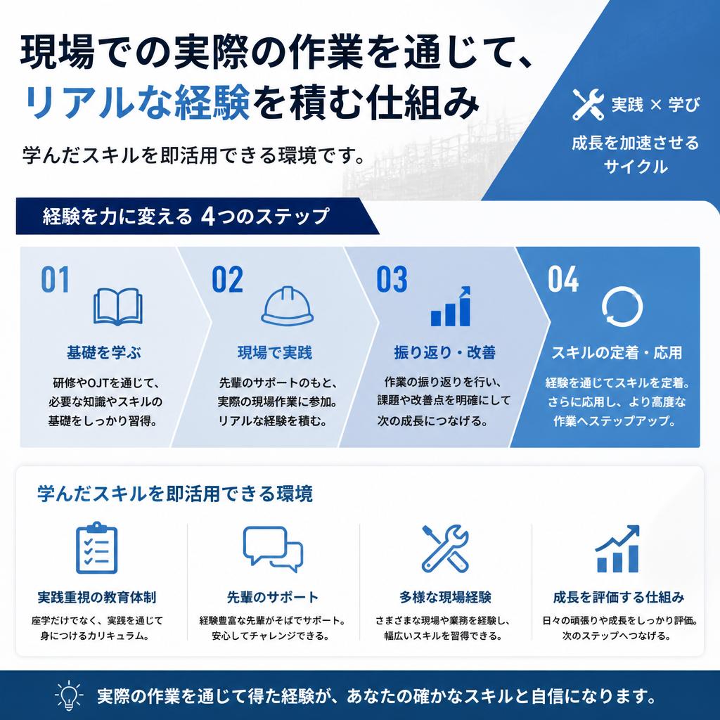 実践を通じた技術習得