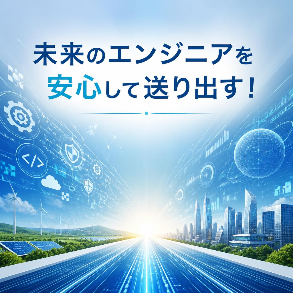 未来のエンジニアを安心して送り出す！