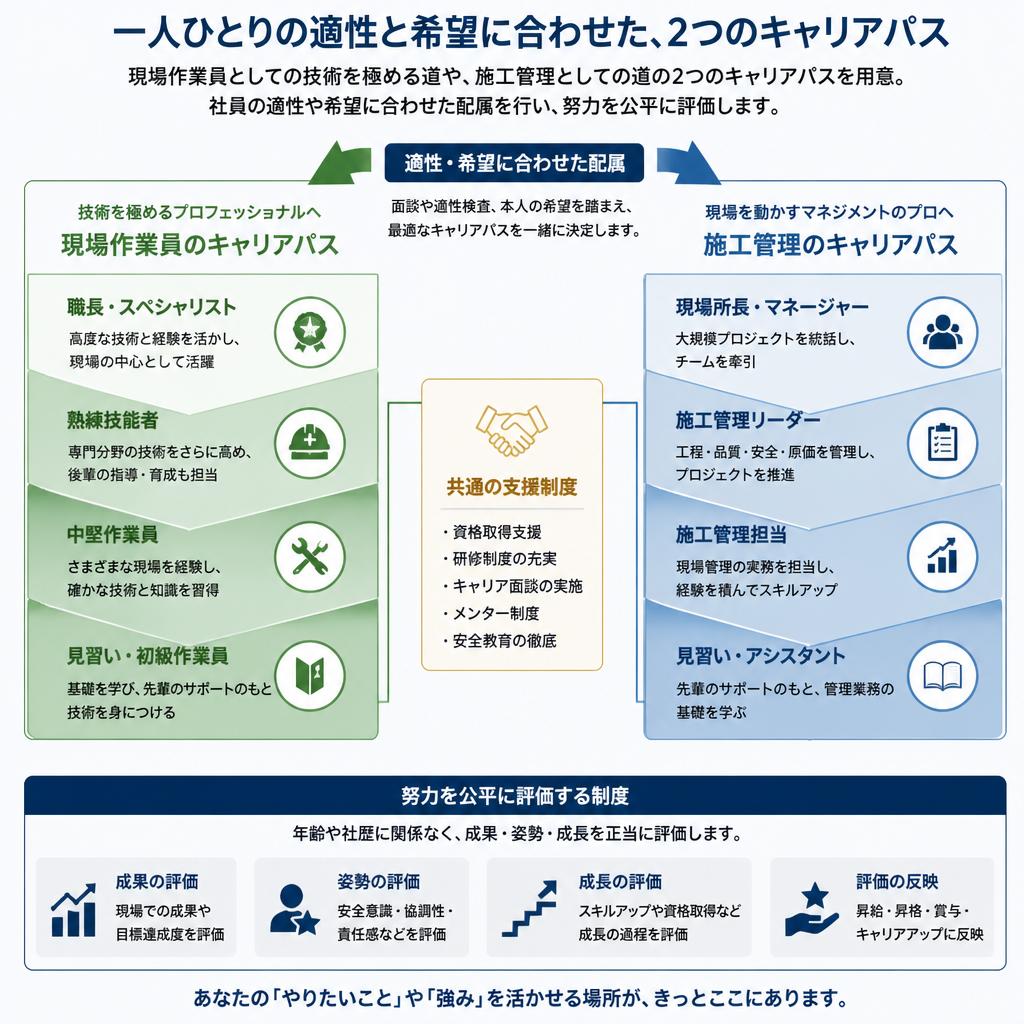 キャリアパスの多様性