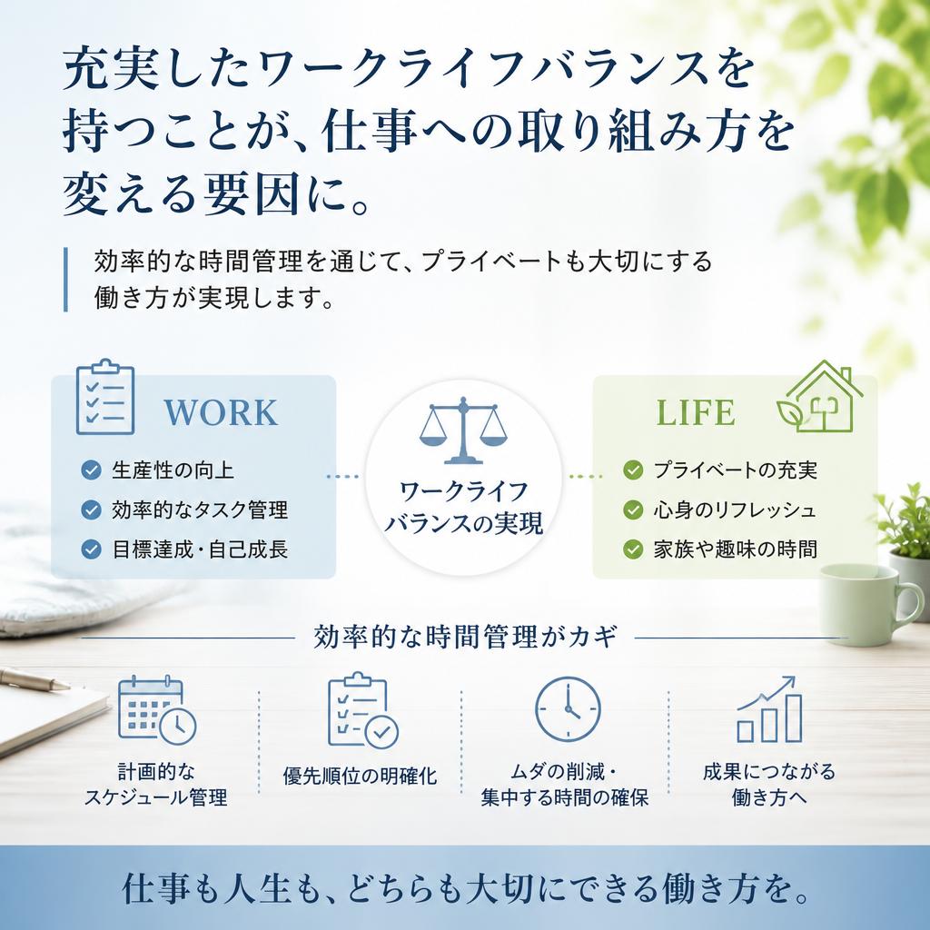 ワークライフバランスの実現