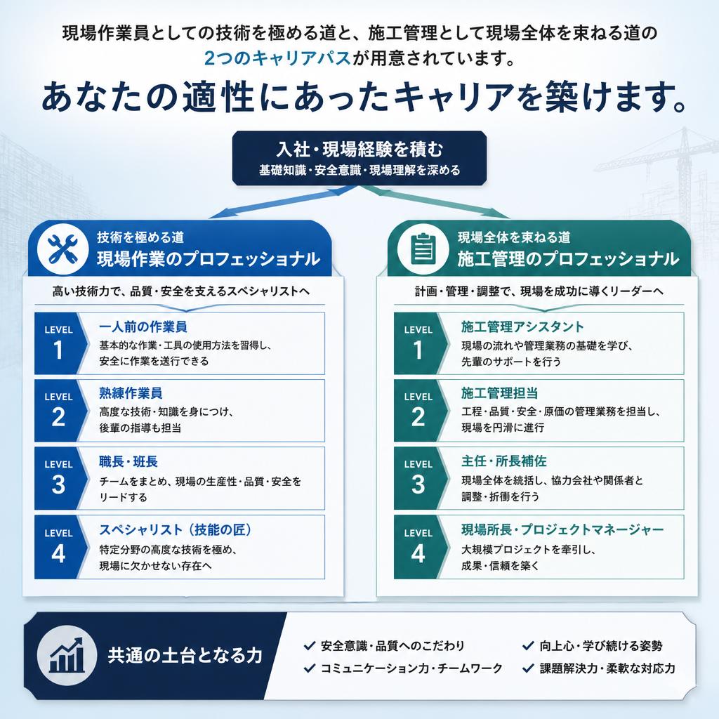 4. キャリアパス：技術者と管理者の選択肢