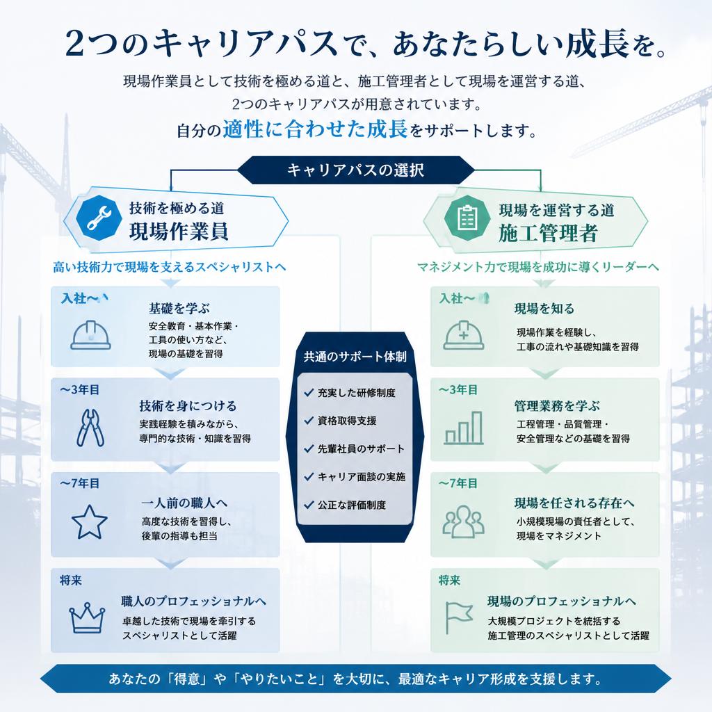 キャリアパスの多様性