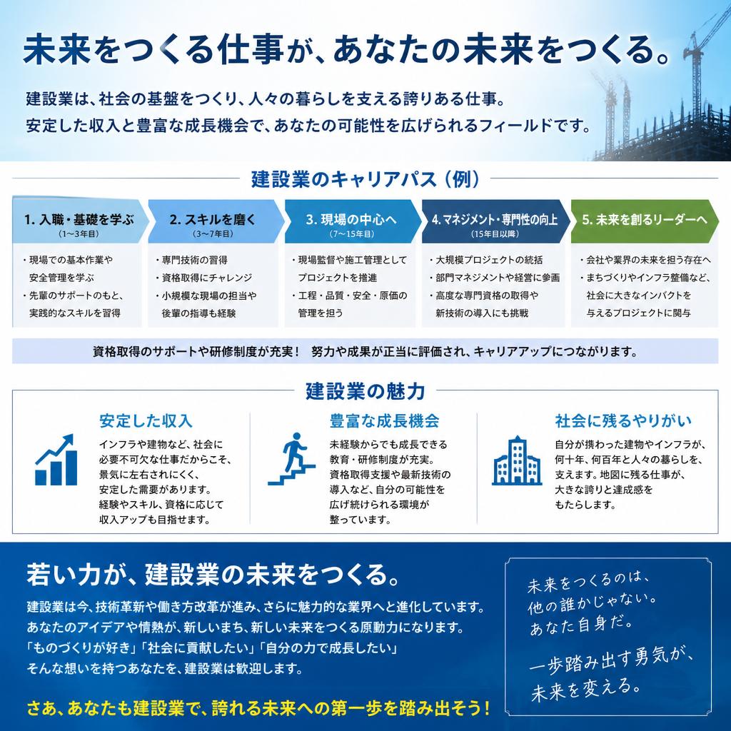 4. 建設業でのキャリアパスの魅力