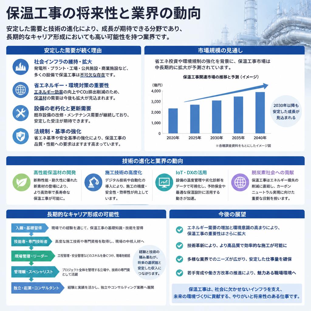 保温工事の将来性