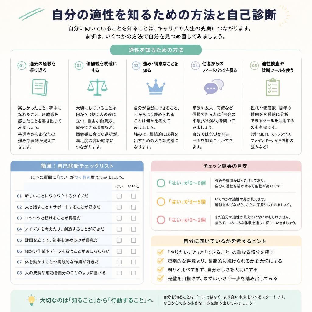 適性を見極める方法